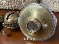 Antique Victorian Figural Oil Lamp Climax Burner