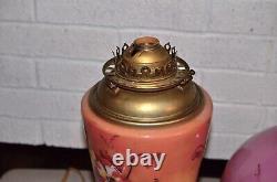 Antique/Victorian Gone w the Wind Hurricane Oil Lamp Converted/Electric Lamp