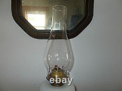 Antique Victorian HP Embossed Milk Glass Oil Lamp Northwood Glass Cocomplete