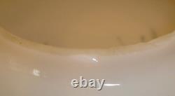 Antique Victorian Hand Painted GWTW Oil Lamp Font & Globe (No Burner or Chimney)
