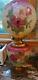 Antique Victorian Hand Painted Pink Roses Gwtw Oil Banquet Lamp Success Plb&co