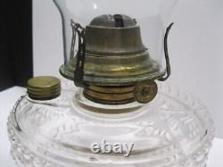 Antique Victorian Hanging Oil Parlor/Library lamp Pat'd Aug 23, 1892