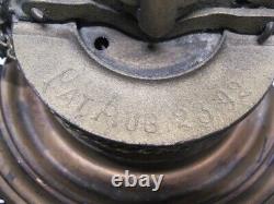 Antique Victorian Hanging Oil Parlor/Library lamp Pat'd Aug 23, 1892