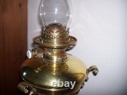 Antique Victorian Hinks Duplex Telescopic Standard Oil Lamp