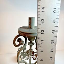 Antique Victorian Oil Lamp Base- Banquet- Marks 1867 Richardson Sheffield EPNS