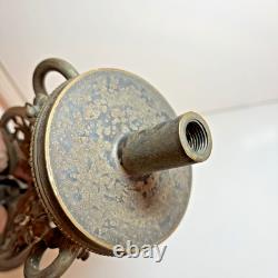 Antique Victorian Oil Lamp Base- Banquet- Marks 1867 Richardson Sheffield EPNS