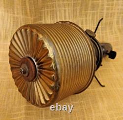 Antique Victorian Red Satin Glass Fostoria Consolidated GWTW Kerosene Lamp