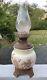 Antique Victorian Wallace & Sons Oil Lamp Glass Font Art Nouveau 19th C. Glass