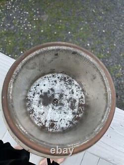 Antique Victorian Wallace & Sons Oil Lamp Glass Font Art Nouveau 19th C. Glass