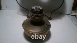 Antique Vintage Aladdin Model B Hanging Oil Lamp With Shade & Hanger