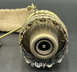 Antique/Vintage Canchester Brass Oil Burner. Pat Apd For. Hard To Find. Original