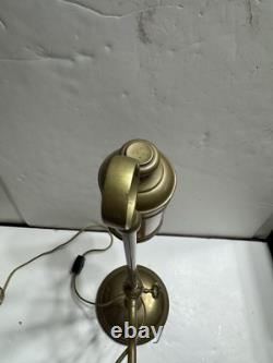 Antique Vintage Electric Brass Student Oil Lamp