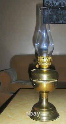 Antique Vintage Kerosene Brass Lantern Oil Lamp