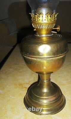 Antique Vintage Kerosene Brass Lantern Oil Lamp