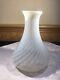 Antique White Opalescent Swirl Glass Ribbed Angle Oil Lamp Chimney Shades 9