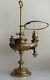 Antique Wild & Wessel W&W 1373 P&A Harvard Student Brass Oil Lamp