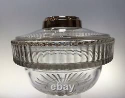 Antique Wright & Butler Duplex Oil Lamp Drop In Font Ornate Neo Classical Base