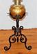 Antique Wrought Iron Banquet Oil Lamp Base Font Holder