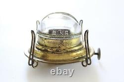 Antique bing glass kerosene burner oil lamp light victorian lighting vtg