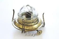 Antique bing glass kerosene burner oil lamp light victorian lighting vtg