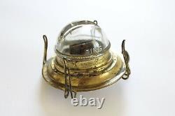 Antique bing glass kerosene burner oil lamp light victorian lighting vtg