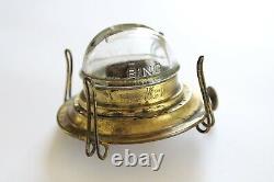 Antique bing glass kerosene burner oil lamp light victorian lighting vtg