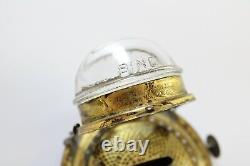 Antique bing glass kerosene burner oil lamp light victorian lighting vtg