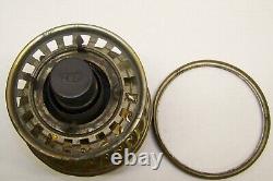 Antique center draft oil lamp brass 5 font The Improved 1887