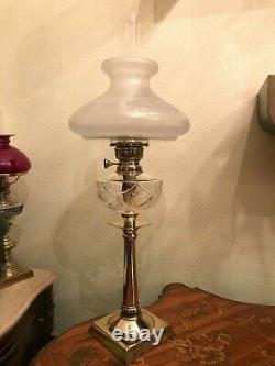 Antique empire style Kerosene Matador Oil Lamp