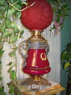Antique''miller'' Banquet Oil Lamp