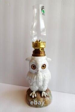 Antique miniature Owl Oil Lamp, Smith 2. Fig. 440