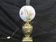 Antique victorian lamp aesthetic banquet oil GWTW Orchid shade 19th century