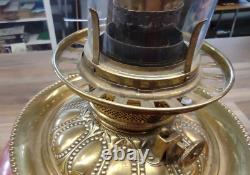 Antq Victorian Oil or Parlor Lamp Hand Painted converted to electric rewired