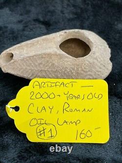 Authentic Ancient Roman Terracotta Oil Lamp 2000 years old choice of 4