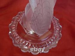 BACCARAT, ANTIQUE FRENCH CRYSTAL OIL LAMP, LATE 19th OR EARLY 20th CENTURY