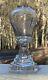 Beautiful Antique 19th C. Boston Sandwich Blown & Pressed Glass Whale Oil Lamp