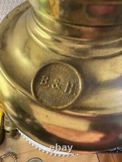 Bradley & Hubbard B&H Antique Oil Lamp Pat 1904 Burner