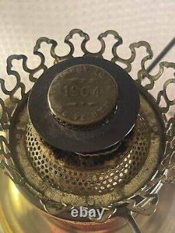 Bradley & Hubbard B&H Antique Oil Lamp Pat 1904 Burner