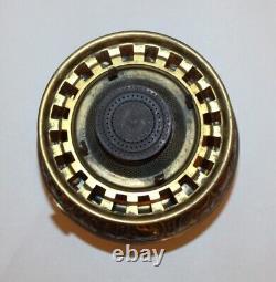 Brass Oil Lamp Font B&H Bradley And Hubbard High Dome Banquet GWTW Kerosene Oil