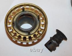 Brass Oil Lamp Font B&H Bradley And Hubbard High Dome Banquet GWTW Kerosene Oil