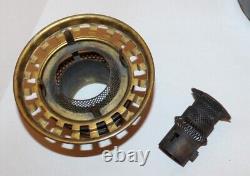 Brass Oil Lamp Font B&H Bradley And Hubbard High Dome Banquet GWTW Kerosene Oil
