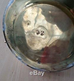 Brass ship/marine/nautical oil lamp/lantern, USN, Perkins 18 VG Condition