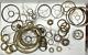 Bulk Lot of 52 Original Shade Holder Rings for Antique Kerosene Oil Lamp Vintage