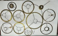 Bulk Lot of 52 Original Shade Holder Rings for Antique Kerosene Oil Lamp Vintage