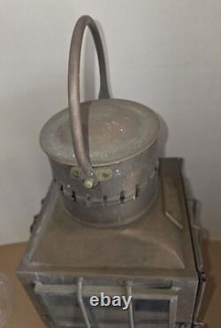 CHIEF OIL LIGHT #3509 GREAT BRITAIN 1935 BRASS CARGO OIL LANTERN RARE WoW LQQK