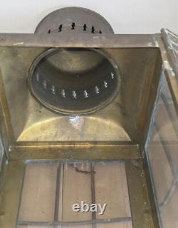 CHIEF OIL LIGHT #3509 GREAT BRITAIN 1935 BRASS CARGO OIL LANTERN RARE WoW LQQK
