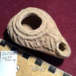 CHRISTIAN VOTIVE OIL LAMP BYZANTINE eastern Roman Ancient ex 1901 Collection