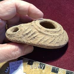 CHRISTIAN VOTIVE OIL LAMP BYZANTINE eastern Roman Ancient ex 1901 Collection