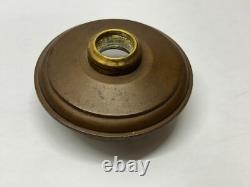 Cast Iron / Glass Drop In Font for Antique Victorian Oil Lamp Fits #2 Burner #F6