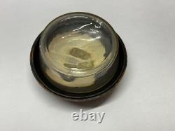 Cast Iron / Glass Drop In Font for Antique Victorian Oil Lamp Fits #2 Burner #F6